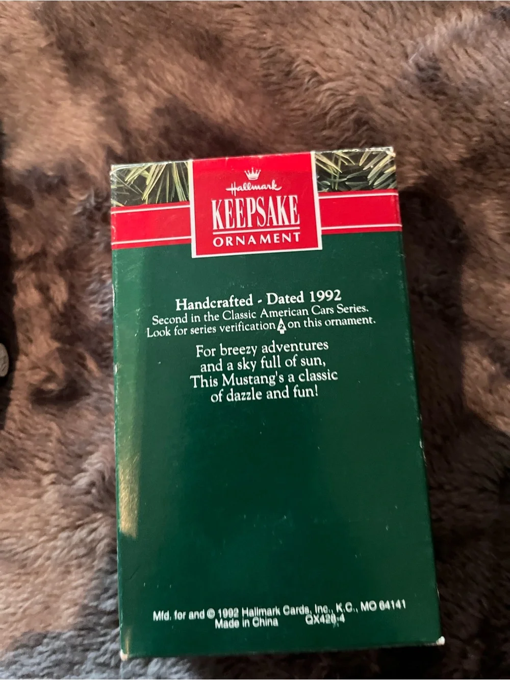 Hallmark festive keepsake